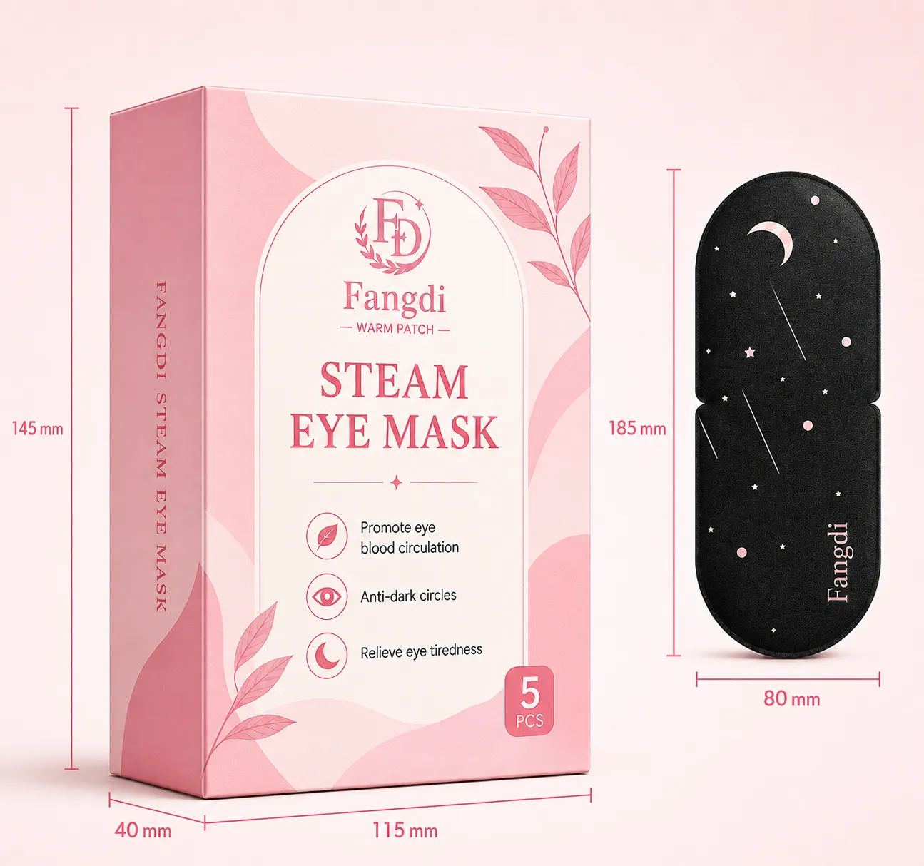 Fangdi steam eye mask packaging