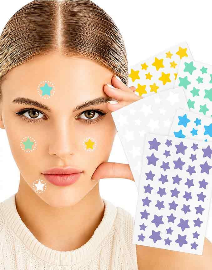 Star pimple patches